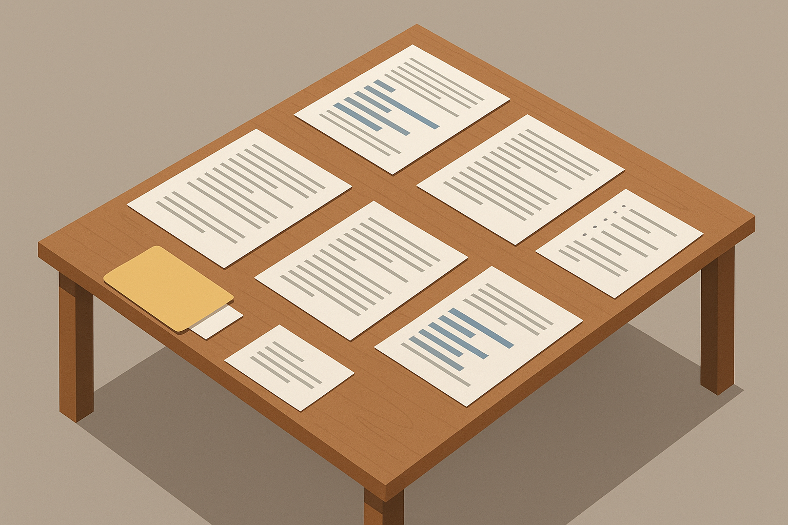 dokumentatsiooniga tabel